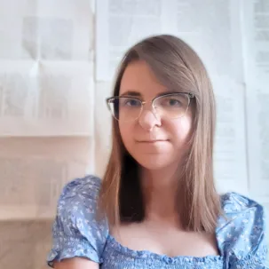 Anna Maćkowiak, korektorka; ukończyła program mentoringowy Słowna Agentka