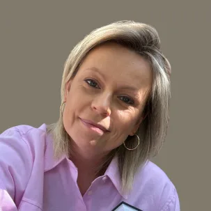 Magdalena Bielecka, absolwentka programu mentoringowego Słowna Agentka organizowanego przez Ewę Bindę z Centrum Korekty