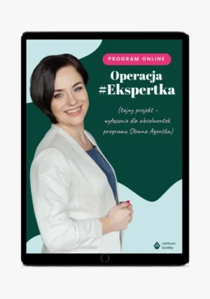 Operacja #Ekspertka, 1. edycja, pakiet 1. stopnia (cena specjalna)