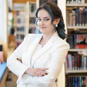 Róża Szymańska, korektorka; ukończyła program mentoringowy Słowna Agentka