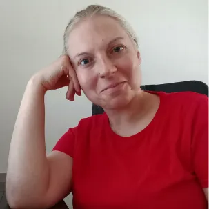 Agnieszka Rudzińska, korektorka; ukończyła program mentoringowy Słowna Agentka